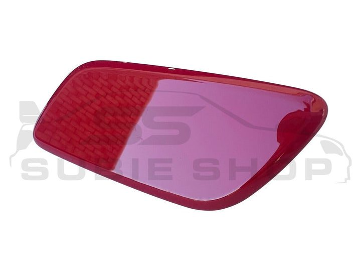 New Genuine Headlight Red Washer Cap Cover 17-21 Subaru Impreza VA WRX STi LH