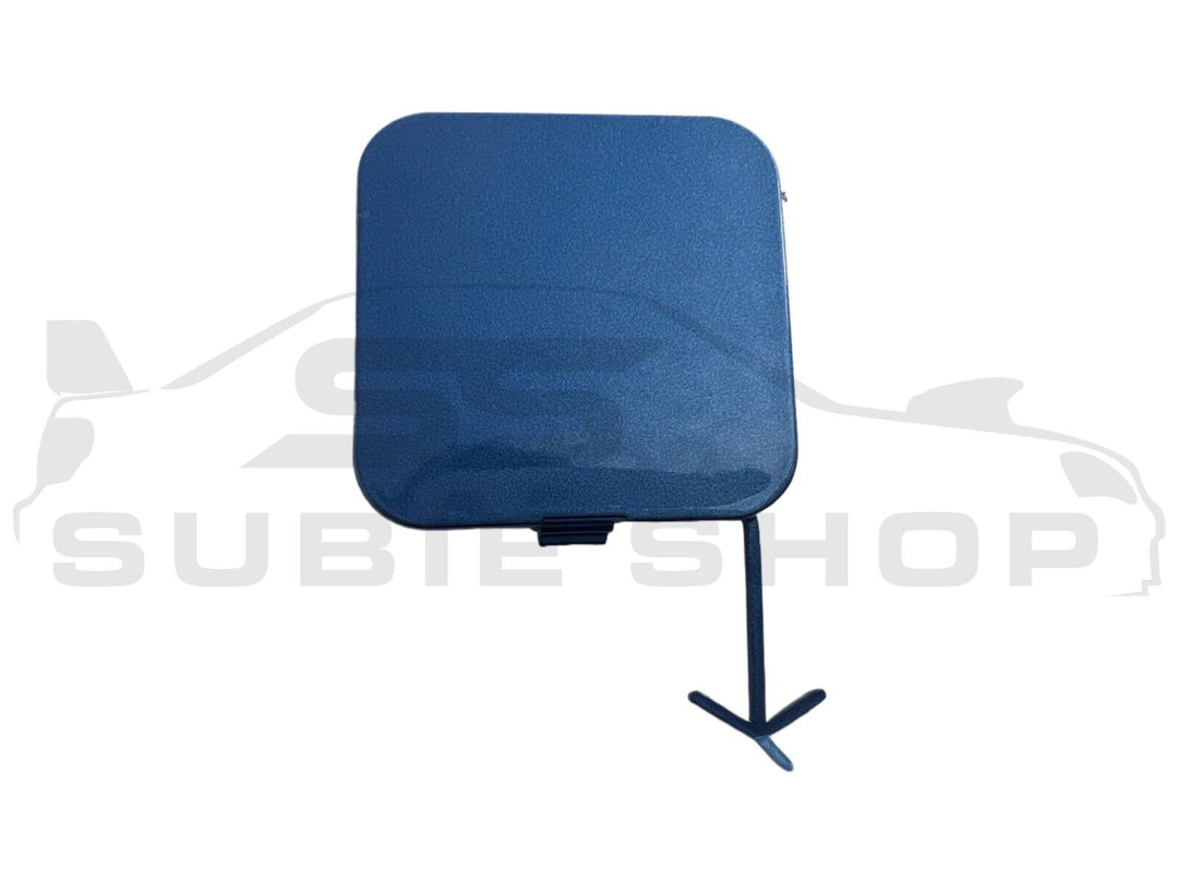 GENUINE Subaru XV 2012 - 2016 GP Rear Bumper Bar Tow Hook Cap Cover Blue J8U