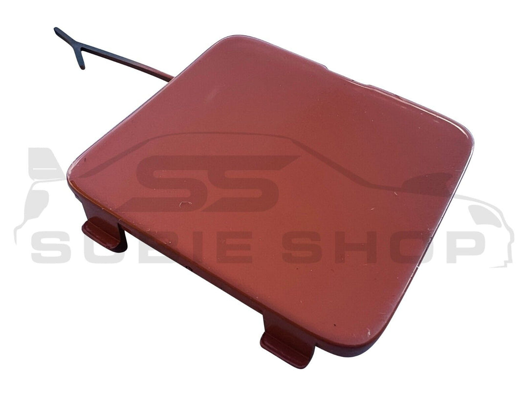 New GENUINE Subaru XV GT 17-22 Rear Bumper Bar Tow Hook Cap Cover Red Orange PAK