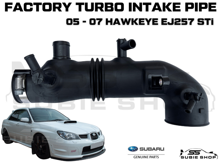 GENUINE Turbo Inlet Air Intake Pipe 05-7 Subaru Impreza Hawkeye WRX GD EJ207 STi