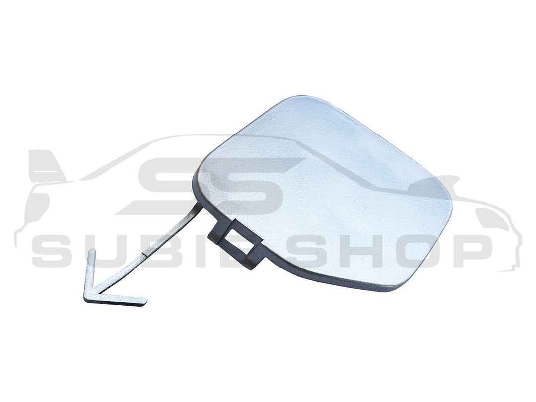 GENUINE Subaru Forester 08 - 12 SH XT Rear Bumper Bar Tow Hook Cap Cover Silver