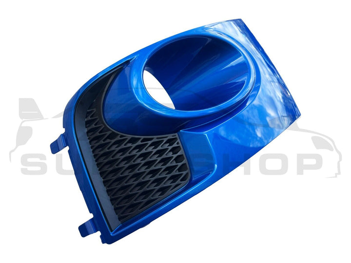 Genuine Subaru Impreza 11-14 WRX STi Fog Light Bezel Cover Surround Blue 02C LH