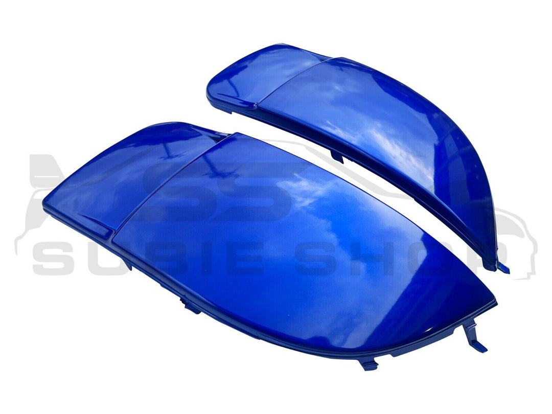 Front Bumper Bar Fog Light Covers For 03 - 05 Subaru Impreza WRX STi Blobeye GD