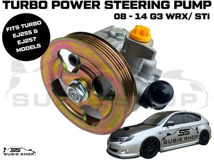 Power Steering Pump EJ255 2.5L for 2008 - 2014 Subaru Impreza G3 WRX STi Turbo