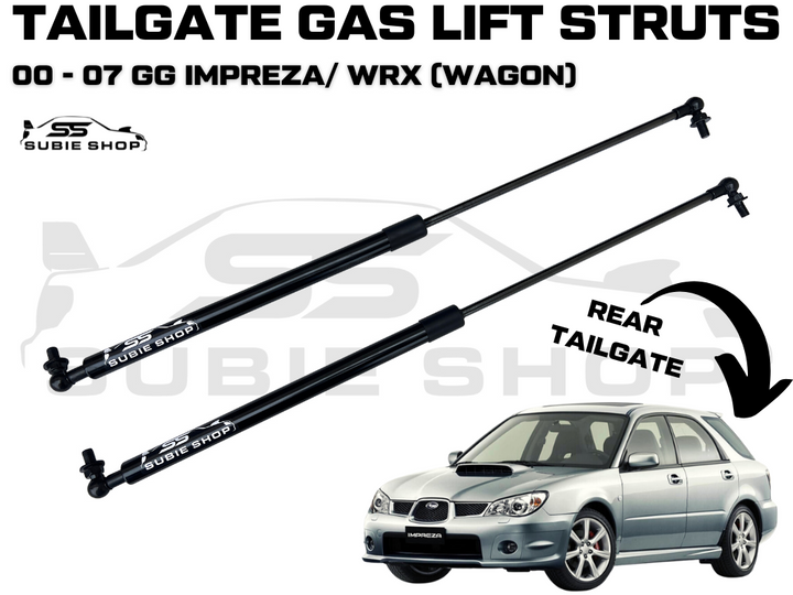 Rear Tailgate Hatch Lift Gas Struts Kit For 00 - 07 Subaru Impreza GG Wagon WRX