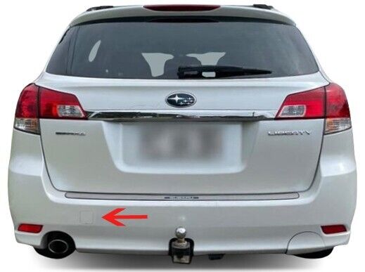 GENUINE Subaru Liberty Wagon 09 -14 Rear Bumper Bar Tow Hook Cap Cover White K1X