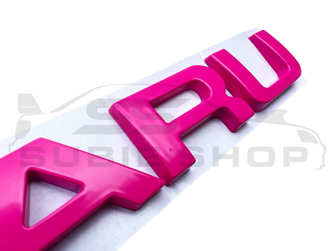 Metal 'SUBARU' Rear Tailgate Decal Badge Emblem For Subaru Impreza WRX Forester