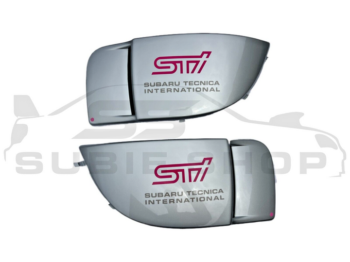 Genuine Subaru Impreza WRX Blob STi 03 - 05 Fog Light Covers Surround Silver 01G