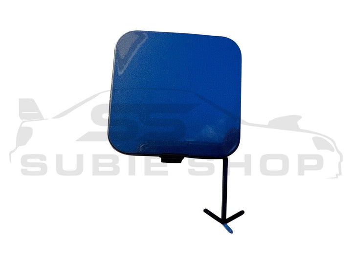 GENUINE Subaru Impreza G3 WRX STi 08 -14 Rear Bumper Bar Tow Hook Cap Cover Blue