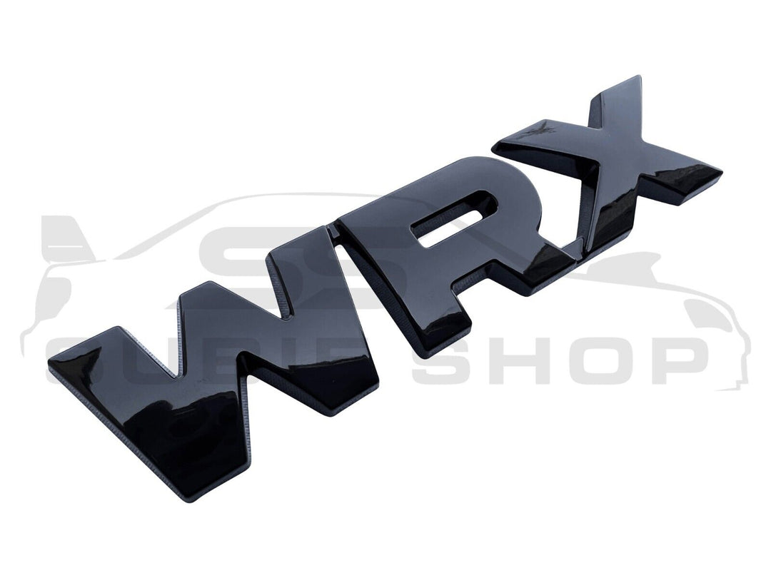 Metal 'WRX' Rear Tailgate / Hatch Decal Badge Emblem For Subaru Impreza WRX STi