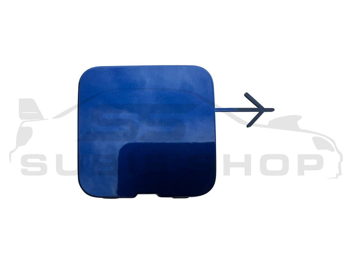 GENUINE Subaru Outback BR 09 - 14 Rear Bumper Bar Tow Hook Cap Cover Blue E8H