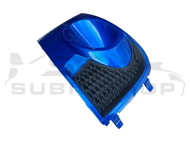 Genuine Subaru Impreza 11-14 WRX STi Fog Light Bezel Cover Surround Blue 02C RH