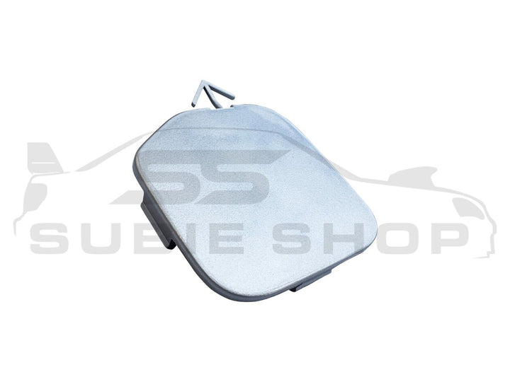 GENUINE Subaru Forester 08 - 12 SH XT Rear Bumper Bar Tow Hook Cap Cover Silver