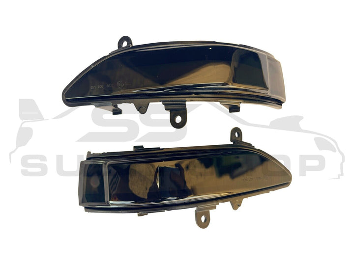 Smoked Black Sequential Side Mirror Indicators For Subaru Liberty Forester Outbk