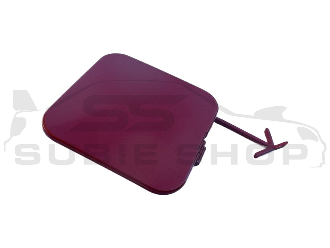 GENUINE Subaru Impreza G3 WRX STi 08 -14 Rear Bumper Bar Tow Hook Cap Cover Red