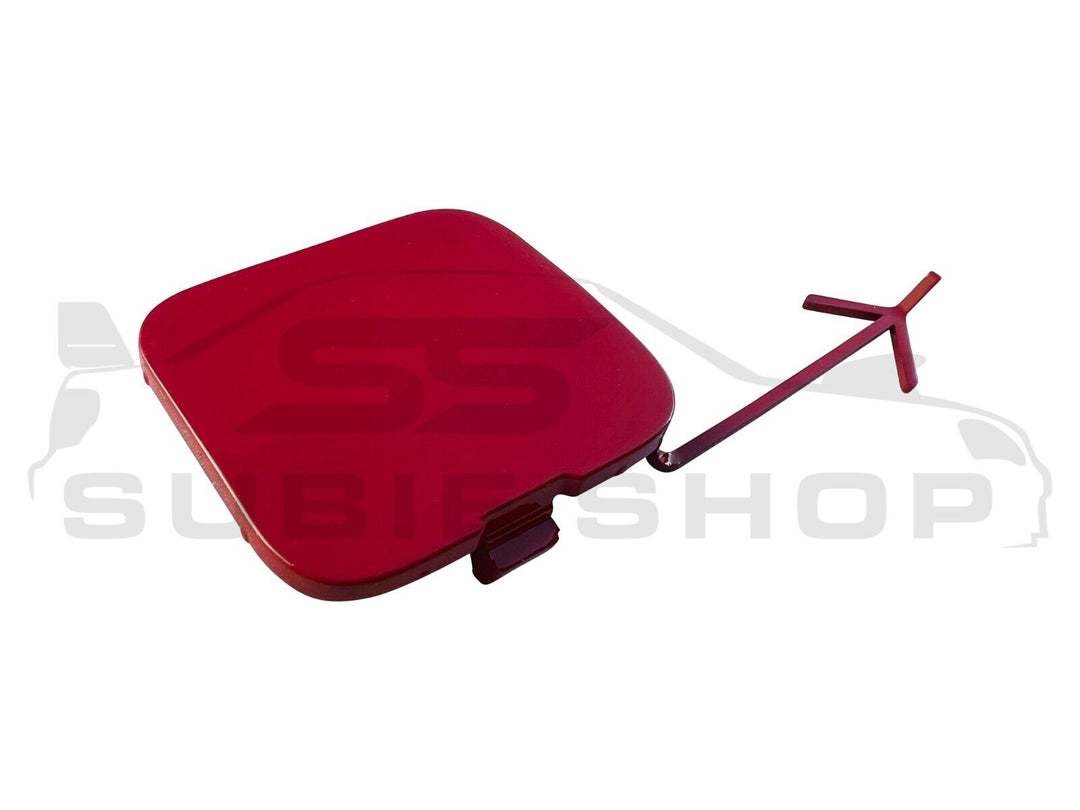 GENUINE Subaru VA WRX Sti 2015 -21 Rear Bumper Bar Tow Hook Cap Cover Red Light