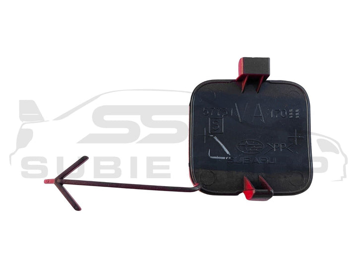 GENUINE Subaru VA WRX Sti 2015 -21 Rear Bumper Bar Tow Hook Cap Cover Red Light