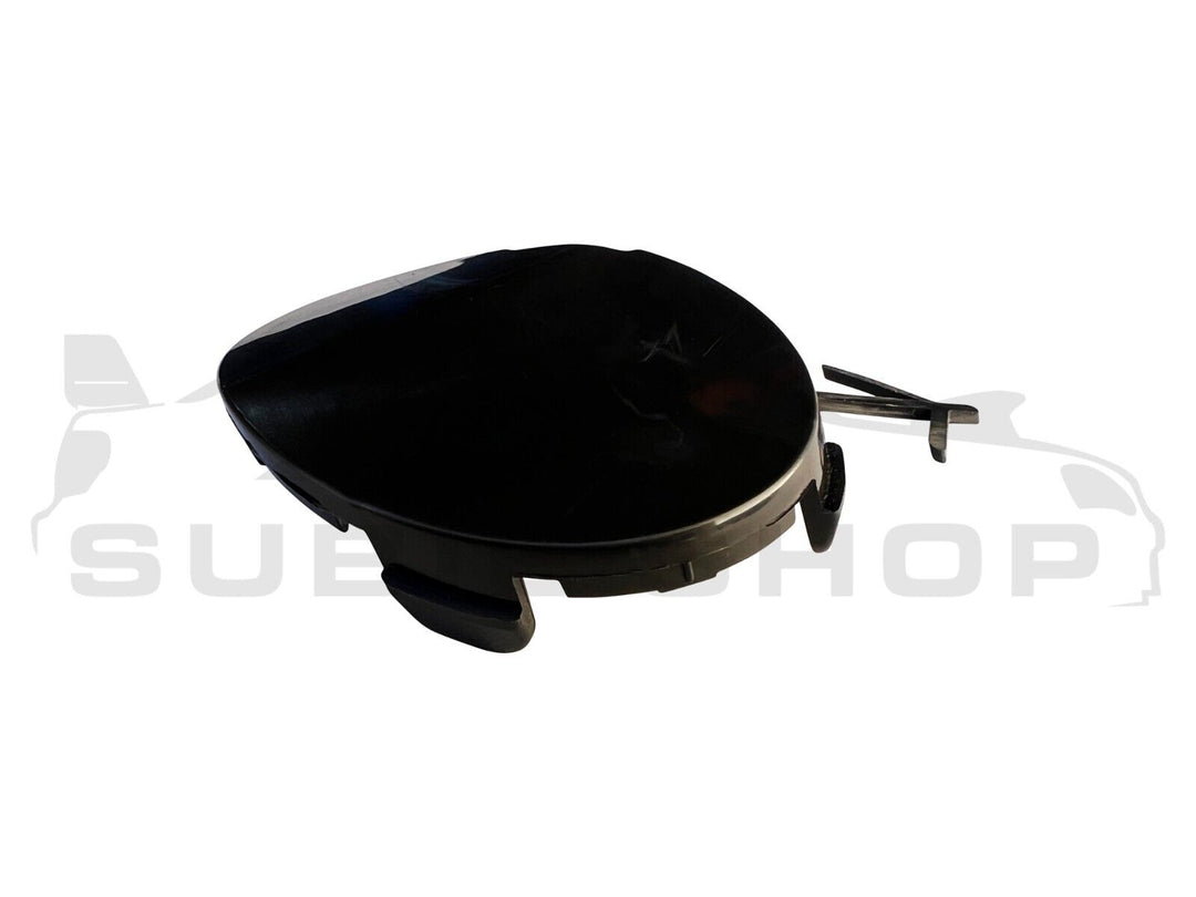 GENUINE Subaru VA WRX Sti 17 - 21 Front Bumper Bar Tow Hook Cap Cover Matt Black