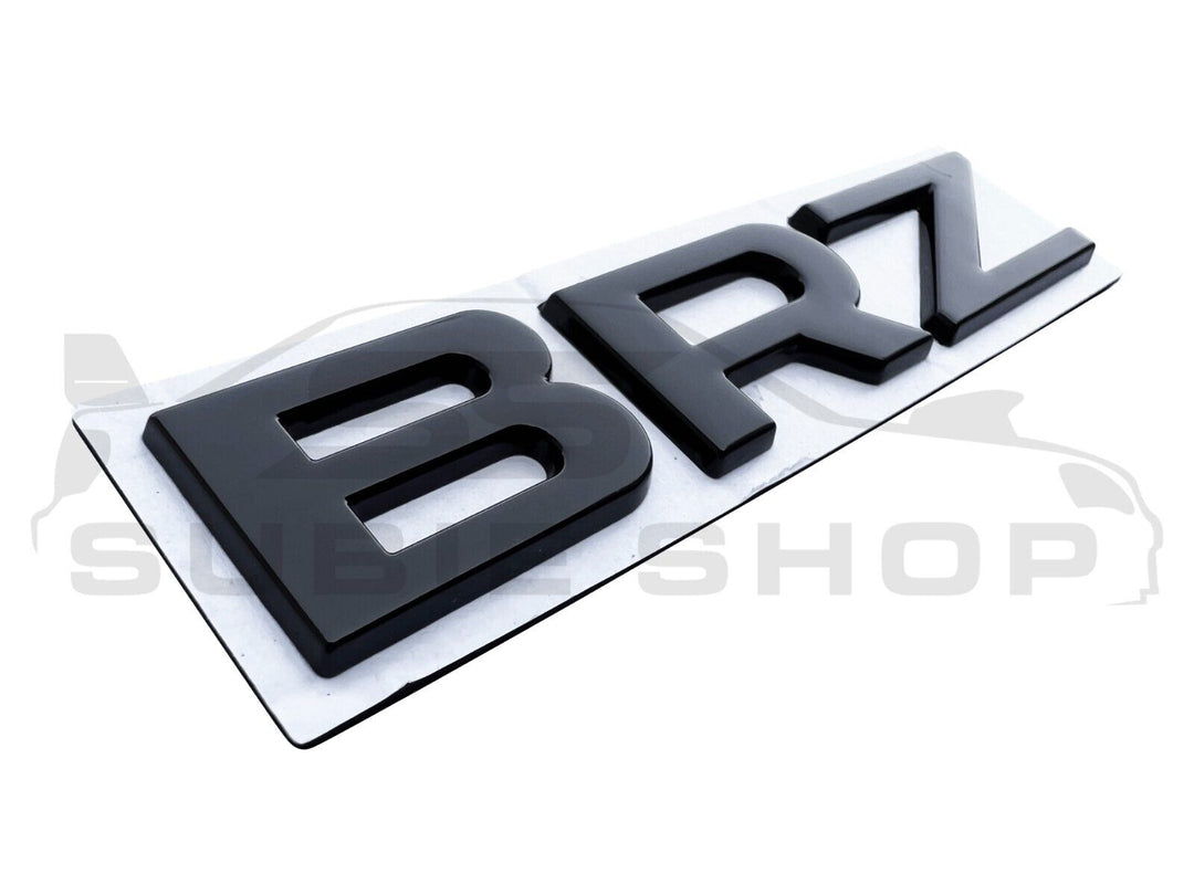 Metal 'BRZ' Rear Tailgate 3D Boot Decal Badge Emblem For 12 - 23 Subaru BRZ