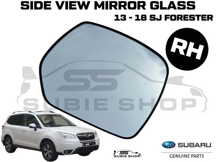 Genuine Subaru Forester SJ 2013 - 2018 Right Side View Mirror Glass Replacement