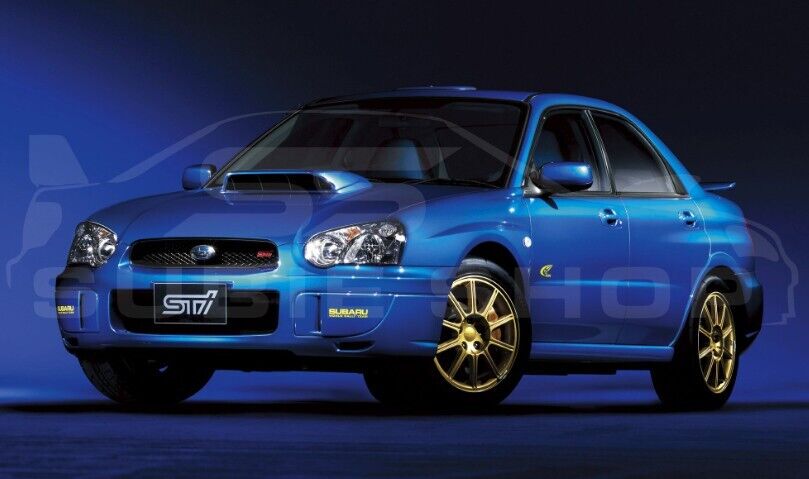 GENUINE Subaru Impreza Blob 04 - 05 GD WRX World Rally Fog Cover Sticker Decal