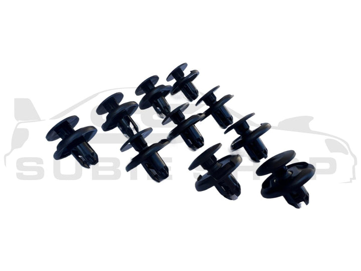 10X GENUINE Subaru Liberty Outback Forester Impreza WRX Bonnet Scoop Clips Set