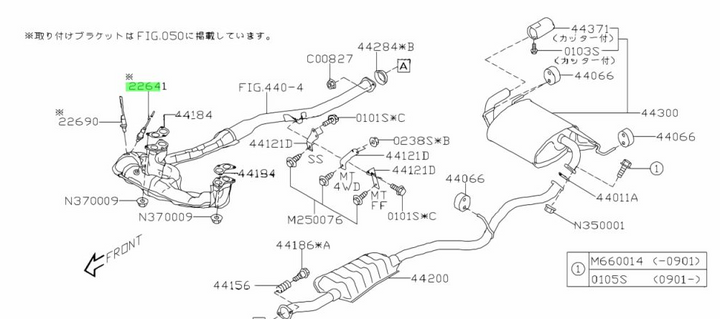 PRE-ORDER - New Genuine OEM Subaru Impreza GH G3 RS 08 -11 O2 Oxygen Fuel Air Sensor Bank 1