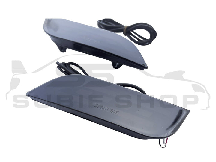 Rear Bumper Reflector LED Fog Tail & Brake Lights For Impreza WRX Liberty XV etc