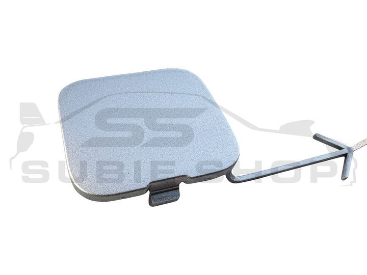 GENUINE Subaru VA WRX Sti 2015 -21 Rear Bumper Bar Tow Hook Cap Cover Silver G1U