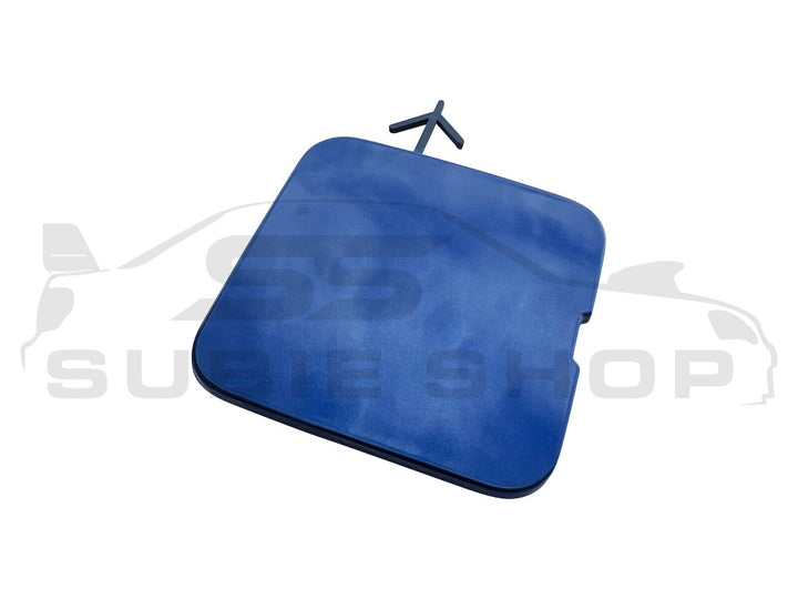 GENUINE Subaru Outback BR 09 - 14 Rear Bumper Bar Tow Hook Cap Cover Blue E8H