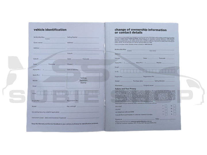 GENUINE Subaru Forester  Hybrid SK 21+ Factory Owners Manual Log Book Wallet Set