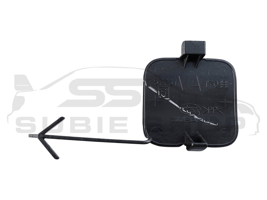 GENUINE Subaru VA WRX Sti 2015 - 21 Rear Bumper Bar Tow Hook Cap Cover Black D4S