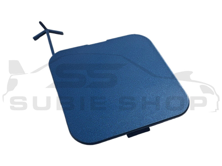 GENUINE Subaru XV 2012 - 2016 GP Rear Bumper Bar Tow Hook Cap Cover Blue J8U