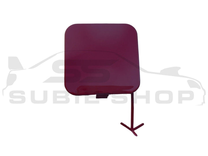 GENUINE Subaru Impreza G3 WRX STi 08 -14 Rear Bumper Bar Tow Hook Cap Cover Red