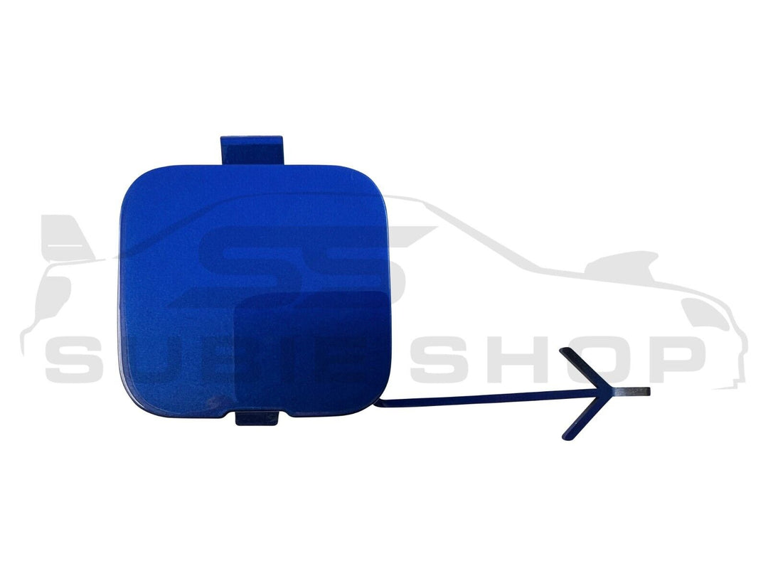 GENUINE Subaru VA WRX Sti 2015 - 21 Rear Bumper Bar Tow Hook Cap Cover Blue K7X