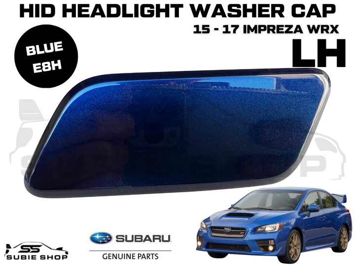 New Genuine Headlight Blue Washer Cap Cover 15 - 17 Subaru Impreza VA WRX STi LH