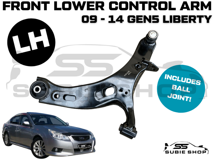 Front Lower Control Arm Bush for 09 - 14 Subaru Liberty BM BR Gen 5 Left Passenger