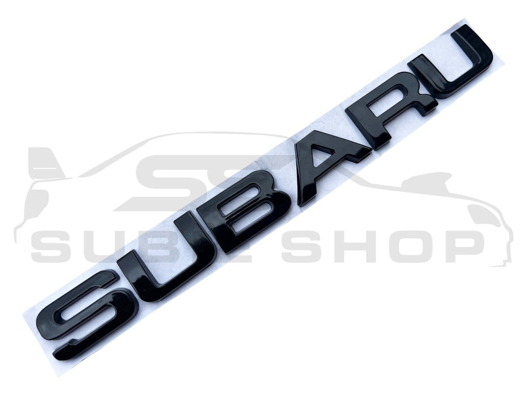 Metal 'SUBARU' Rear Tailgate Decal Badge Emblem For Subaru Impreza WRX Forester