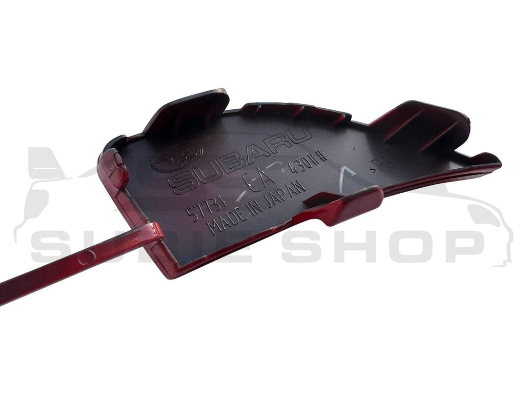 New GENUINE Toyota 86 2015 - 21 Front Bumper Bar Tow Hook Cap Cover Red M7Y