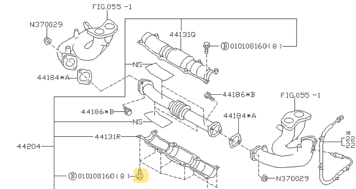 GENUINE Subaru Liberty Forester Outback Impreza BRZ XV Exhaust Heat Shield Bolts