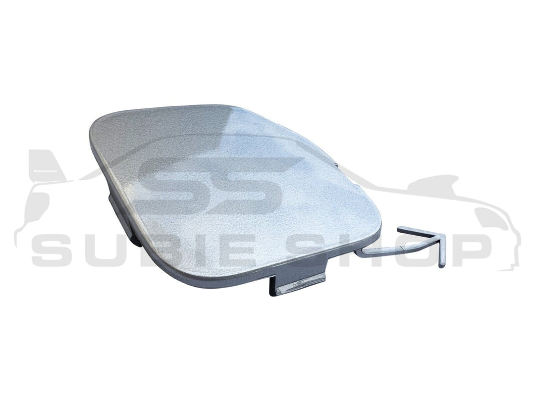 GENUINE Subaru Forester 08 - 12 SH XT Rear Bumper Bar Tow Hook Cap Cover Silver