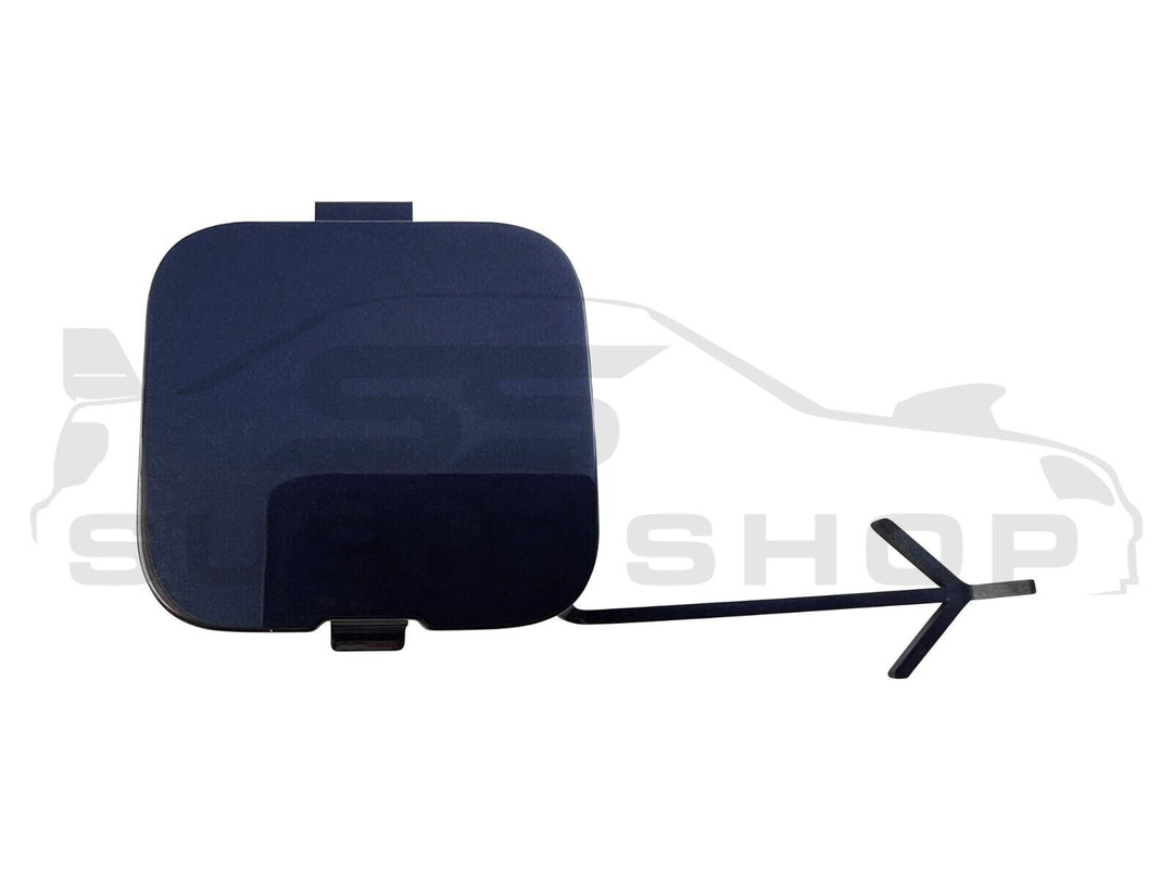 GENUINE Subaru VA WRX Sti 2015 -21 Rear Bumper Bar Tow Hook Cap Cover Dark Blue