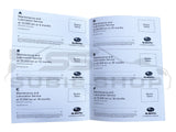 GENUINE Subaru WRX STi 17-21 VA Factory Owners Manual Log Book Wallet Set Pouch