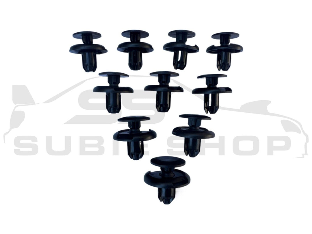 10X GENUINE Subaru Liberty Outback Forester Impreza WRX Bonnet Scoop Clips Set