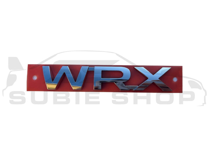 Genuine Subaru VA WRX STi 14-21 Sedan Rear Boot Badge Logo Emblem Chrome letters