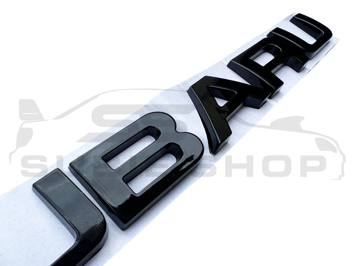 Metal 'SUBARU' Rear Tailgate Decal Badge Emblem For Subaru Impreza WRX Forester