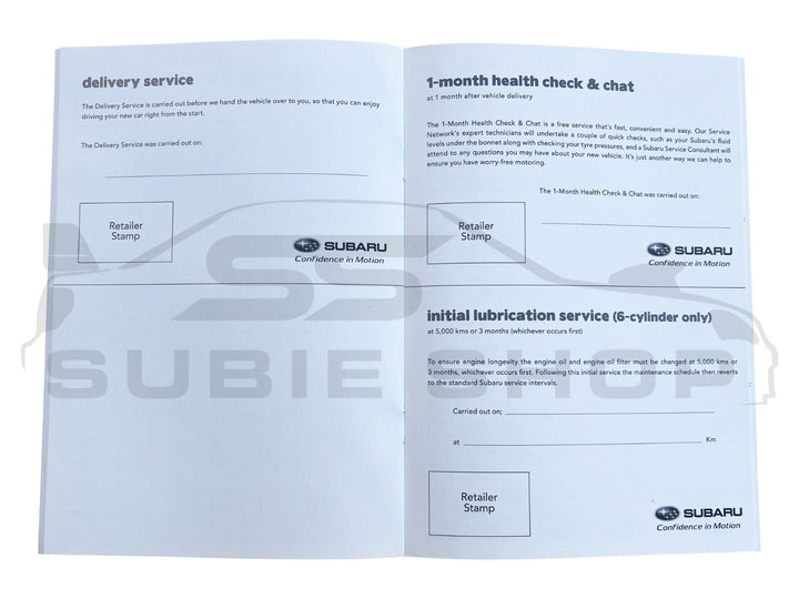 GENUINE Subaru WRX STi 15-17 VA Factory Owners Manual Log Book Wallet Set Pouch