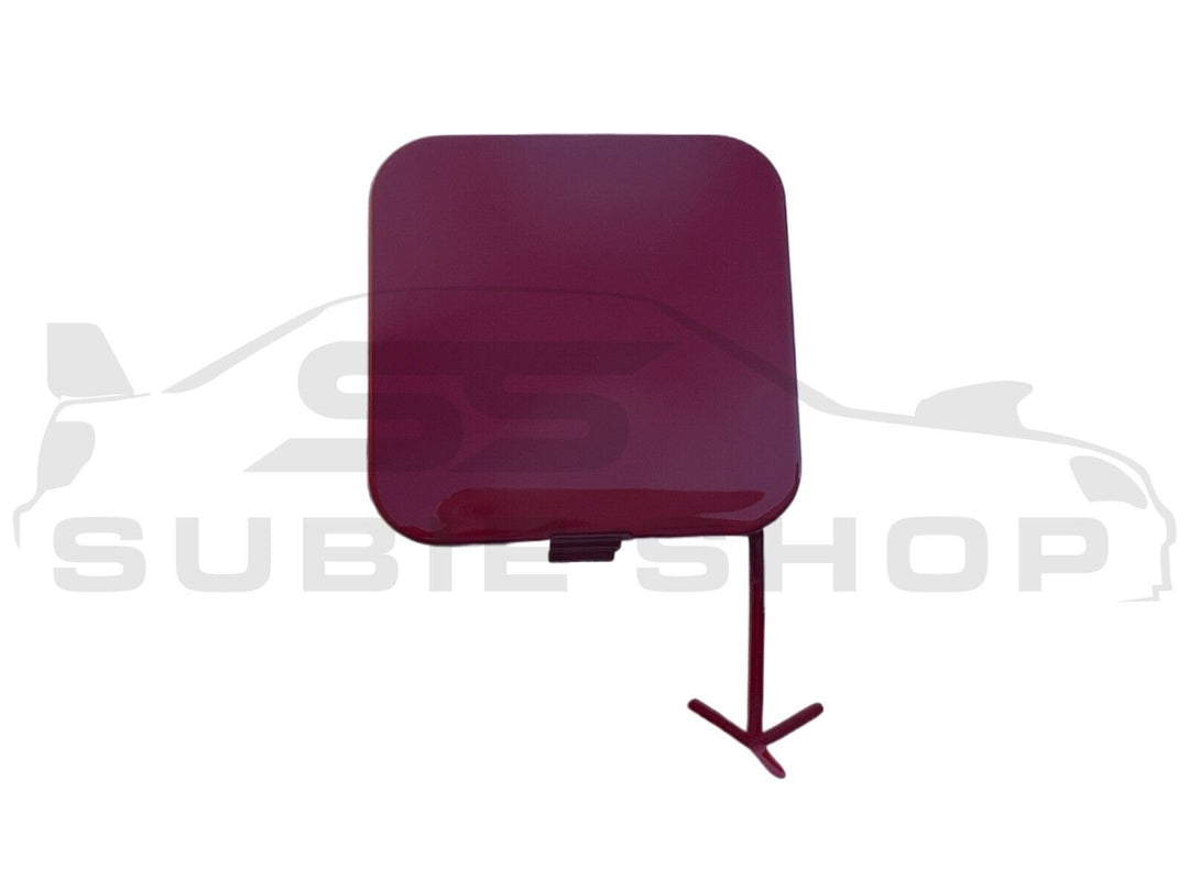 GENUINE Subaru Impreza 08 - 11 GH GE Rear Bumper Bar Tow Hook Cap Cover Red C7P