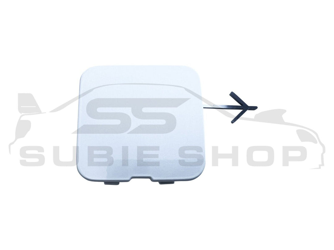 GENUINE Subaru Liberty Wagon 09 -14 Rear Bumper Bar Tow Hook Cap Cover White K1X