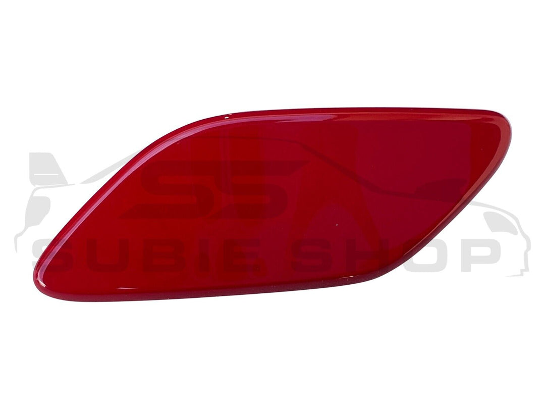 New Genuine Headlight Washer Cap Cover 08 - 10 Subaru Impreza G3 WRX STi LH Red